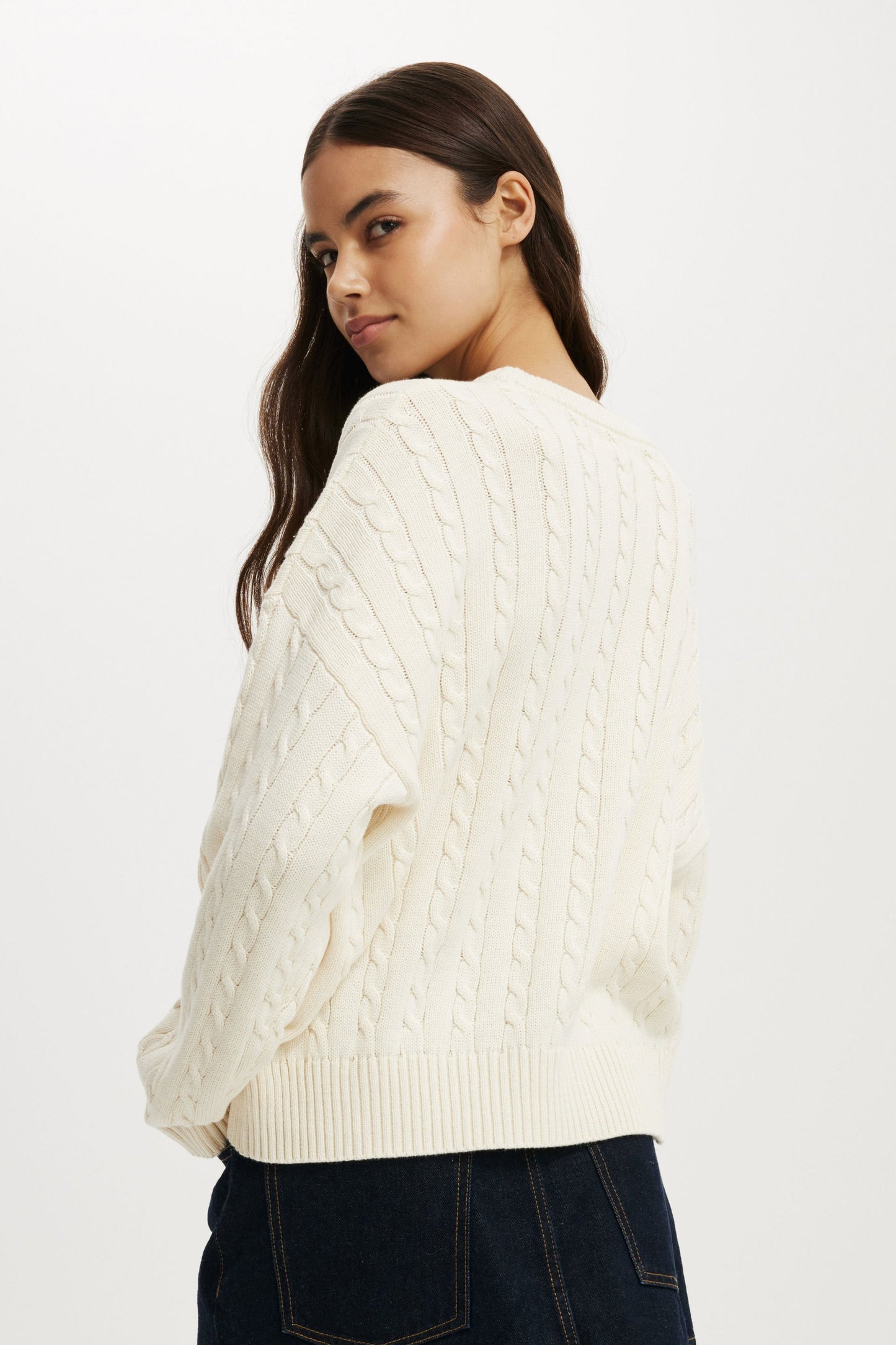 Cotton Crew Neck Sweater