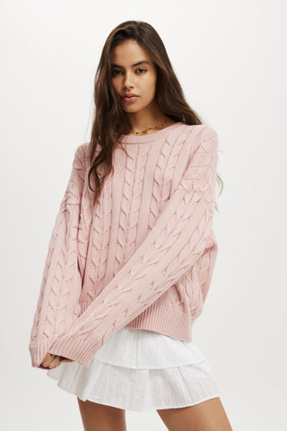 Cotton Crew Neck Sweater