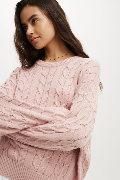 Cotton Crew Neck Sweater