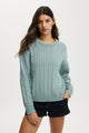 Cotton Crew Neck Sweater
