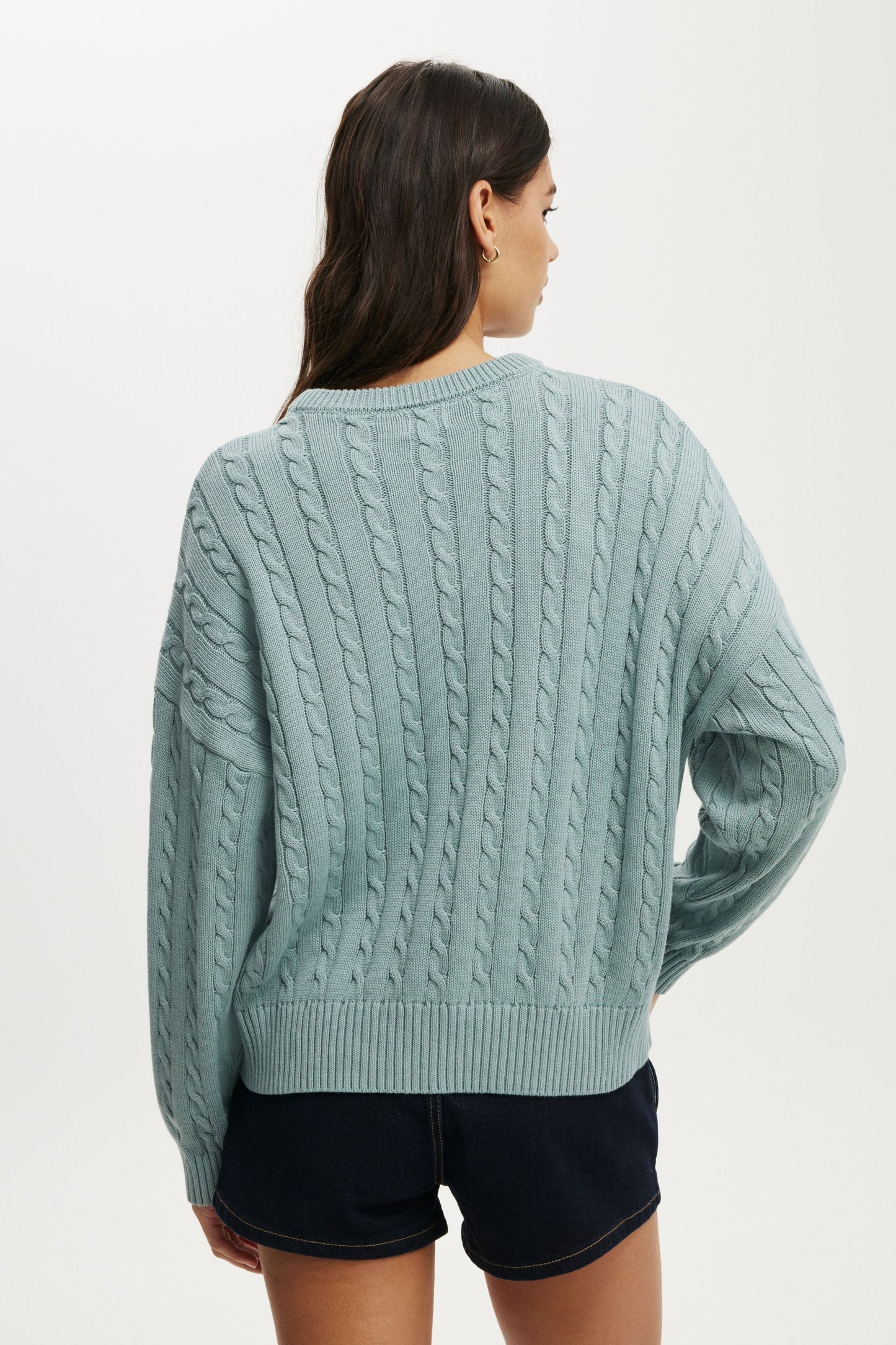 Cotton Crew Neck Sweater