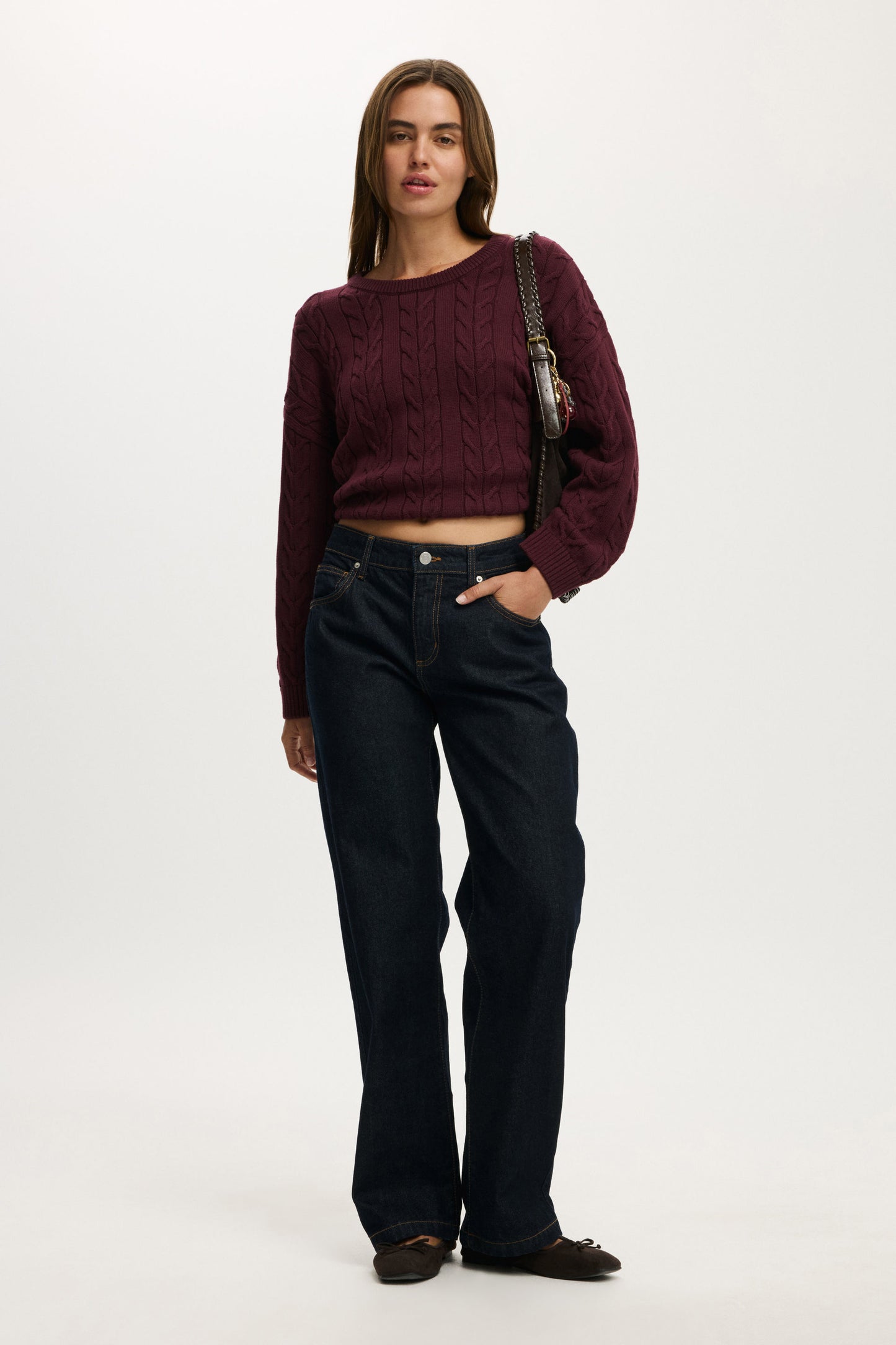 Cotton Crew Neck Sweater