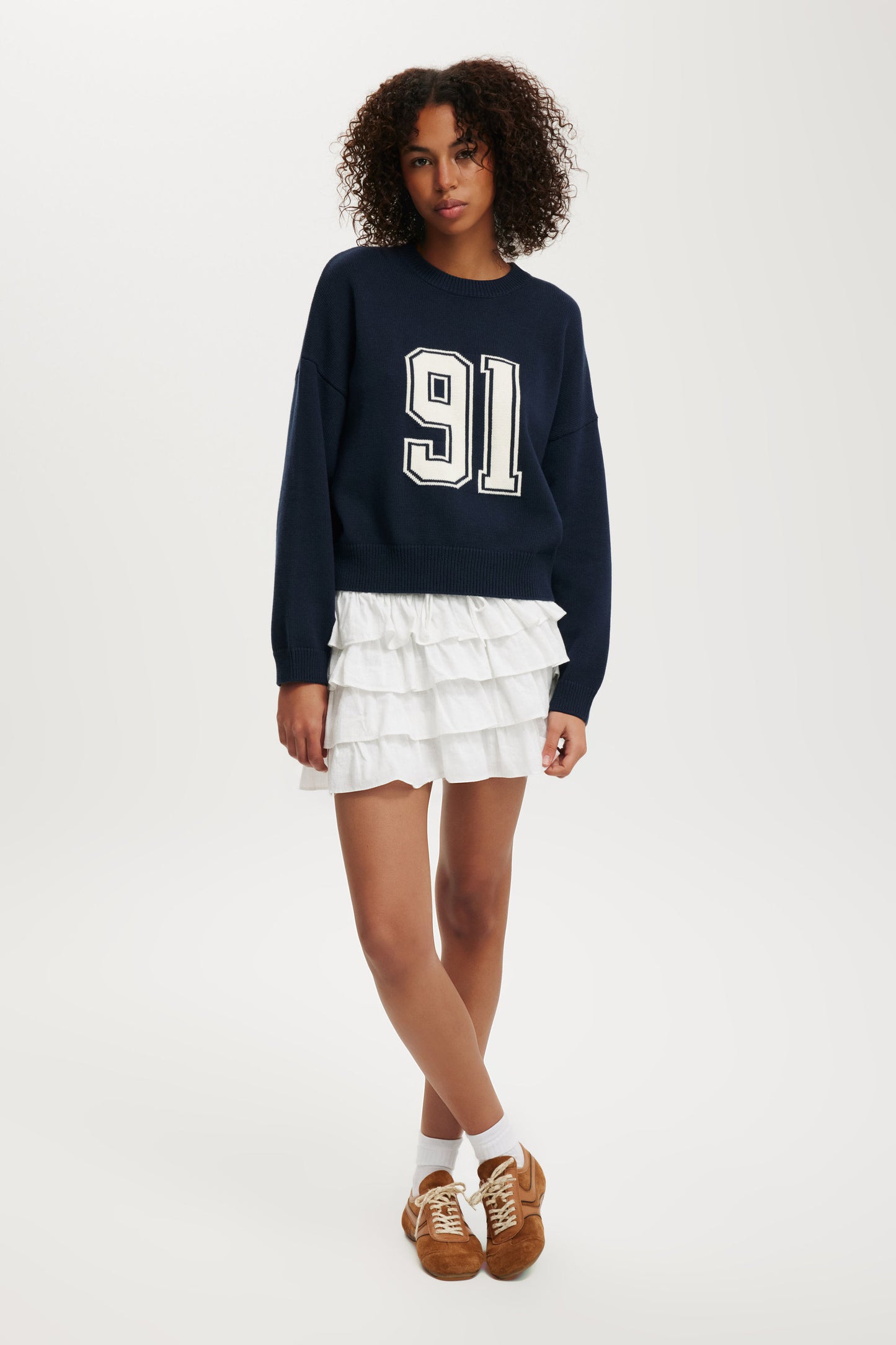 Cotton Crew Neck Sweater