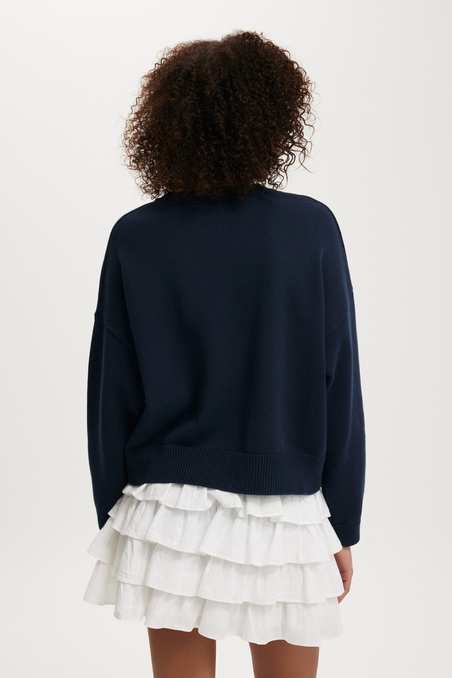 Cotton Crew Neck Sweater