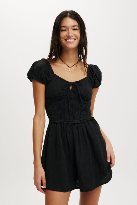 Charlie Open Back Mini Sundress
