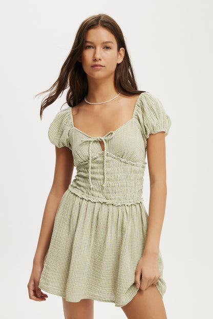 Charlie Open Back Mini Sundress