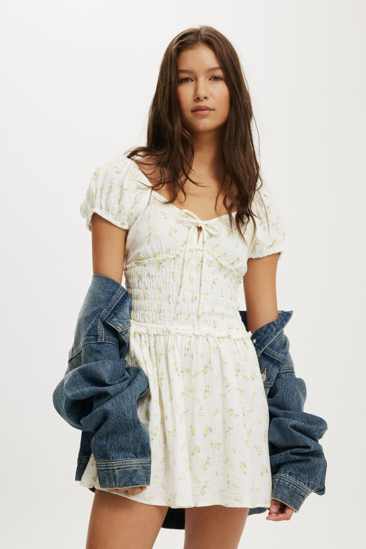 Charlie Open Back Mini Sundress