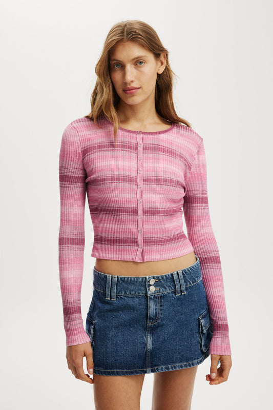 Everfine Rib Knit Cardigan