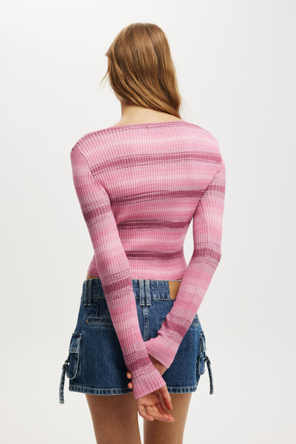 Everfine Rib Knit Cardigan