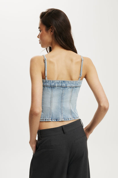 Willow Denim Corset