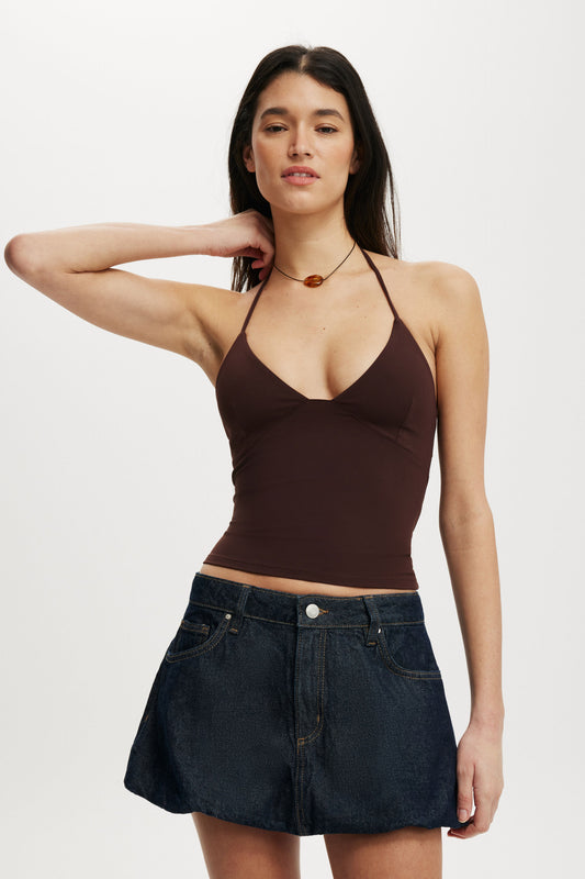 Bubble Denim Skirt