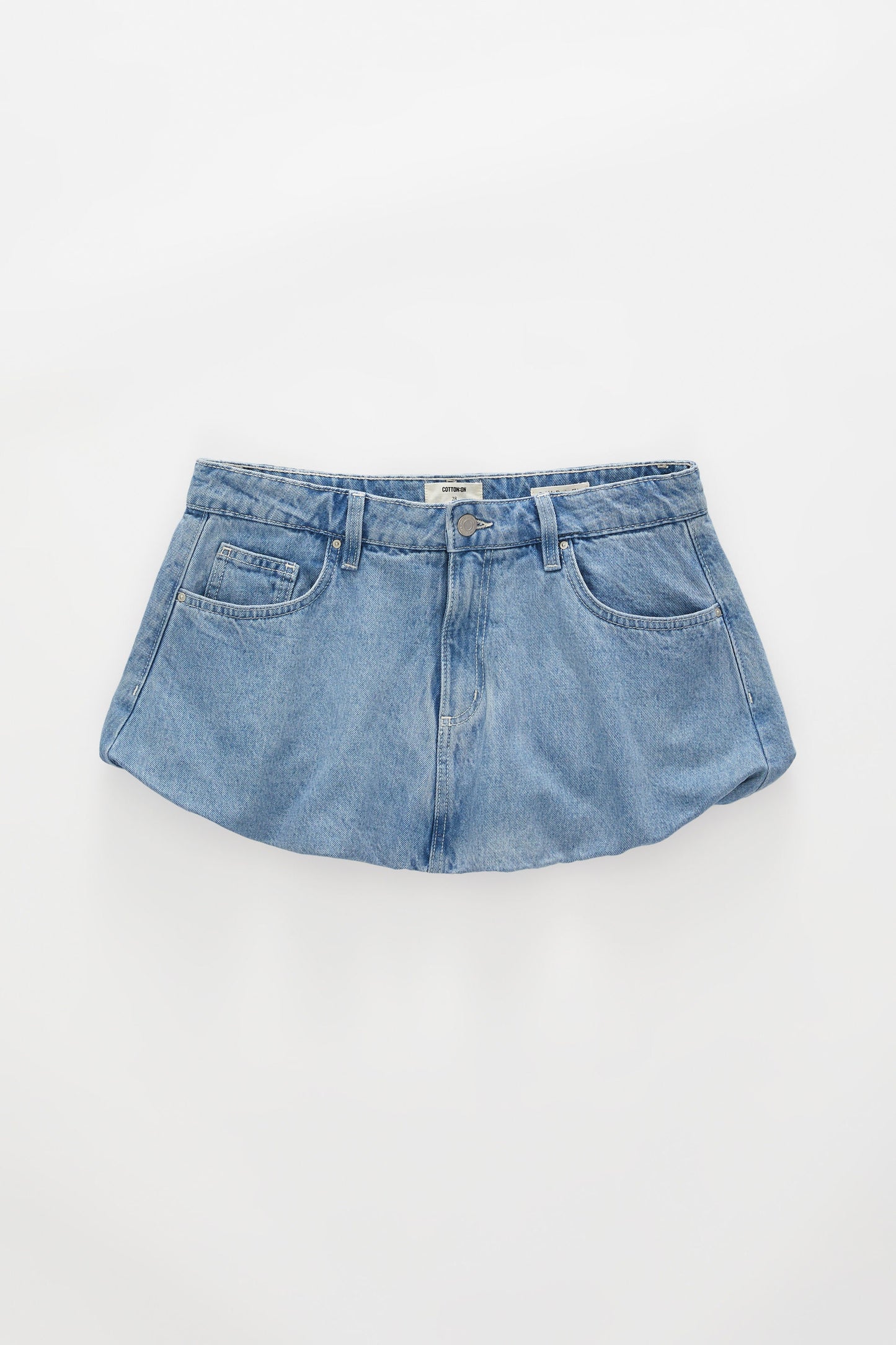 Bubble Denim Skirt
