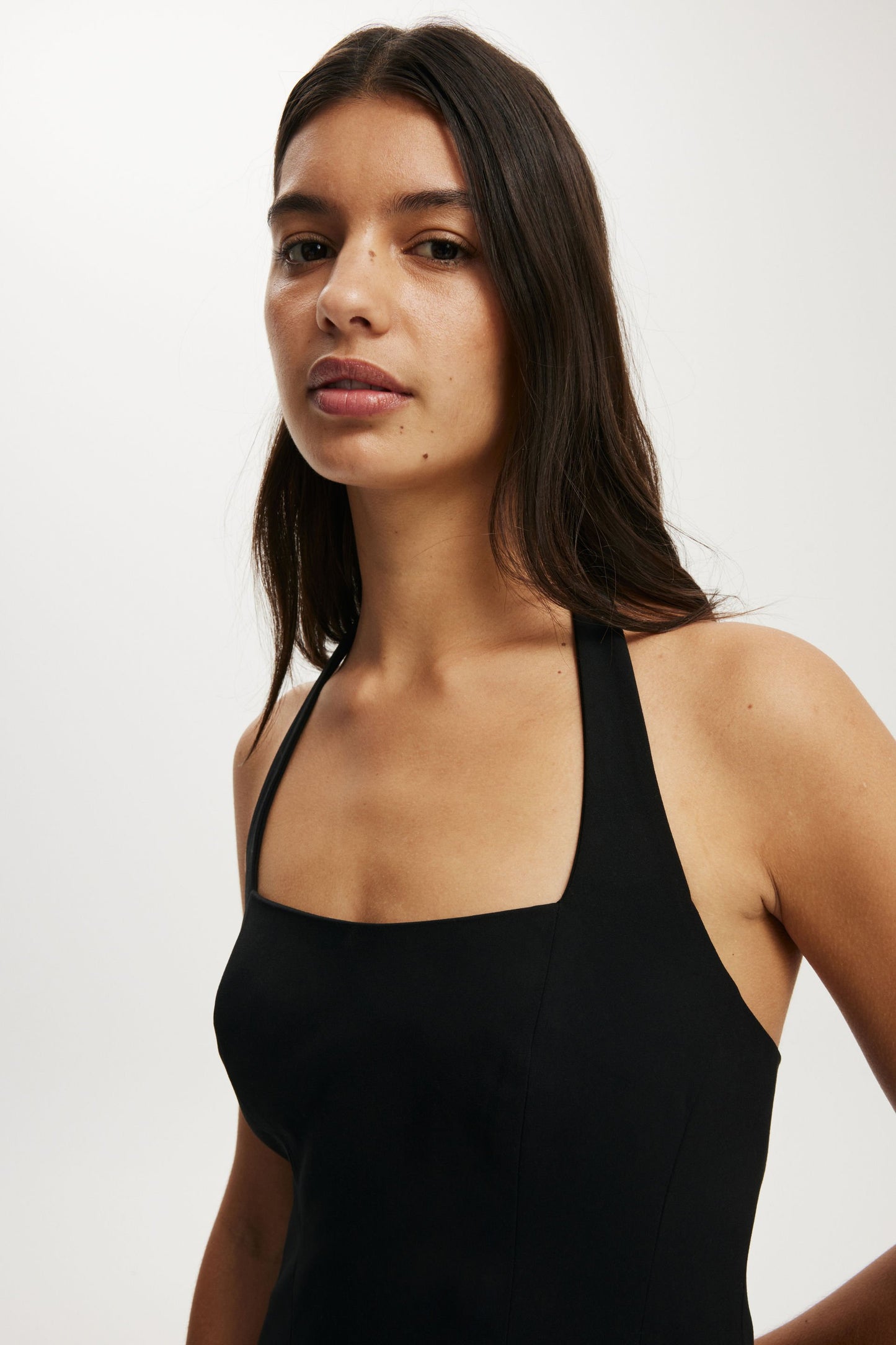 Izzy Halter Suiting Dress