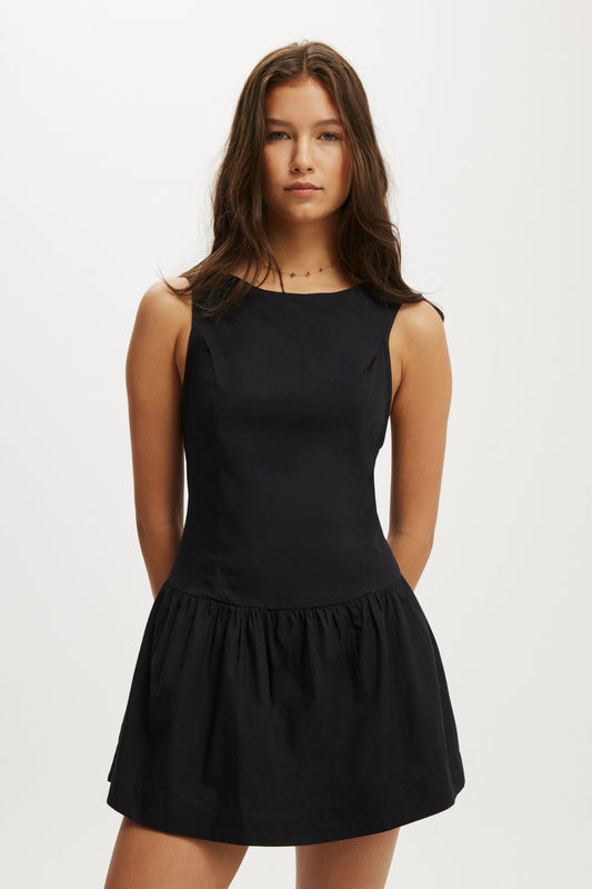 Hallie Drop Hem Mini Dress
