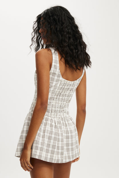 Hallie Drop Hem Mini Dress