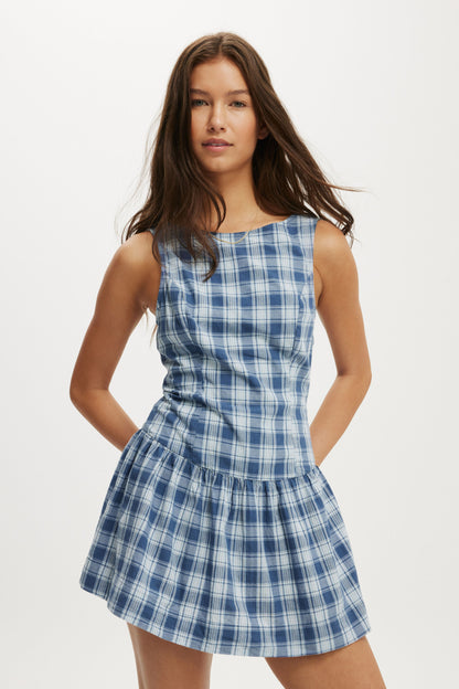 Hallie Drop Hem Mini Dress
