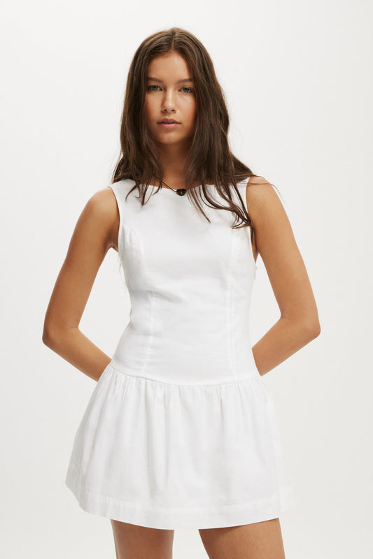 Hallie Drop Hem Mini Dress