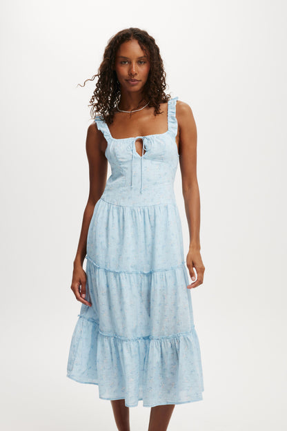 Skye Corset Detail Midi Dress