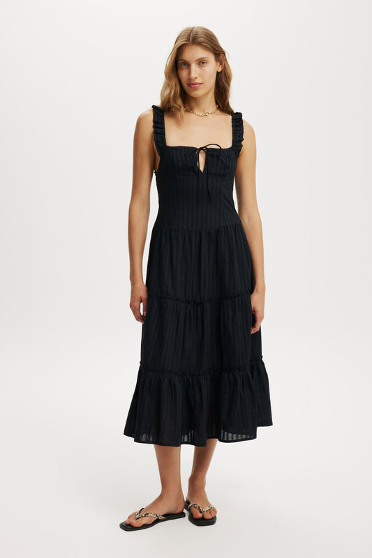 Skye Corset Detail Midi Dress