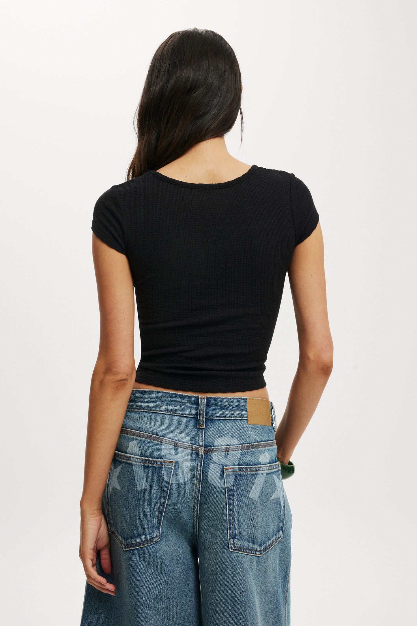 Hailey Textured Short Sleeve