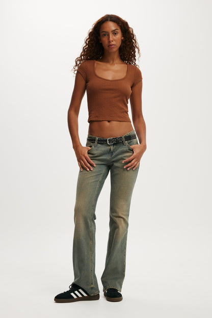 Hailey Textured Short Sleeve