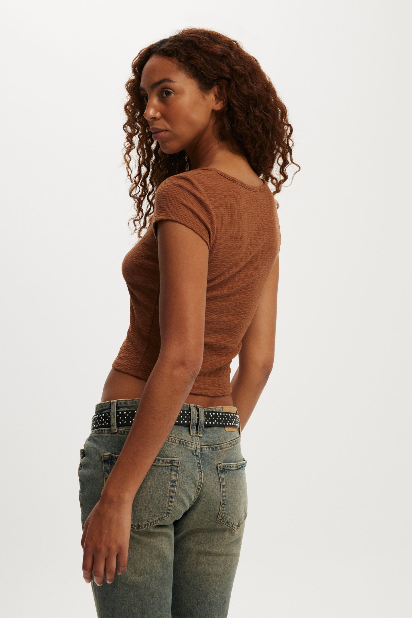 Hailey Textured Short Sleeve