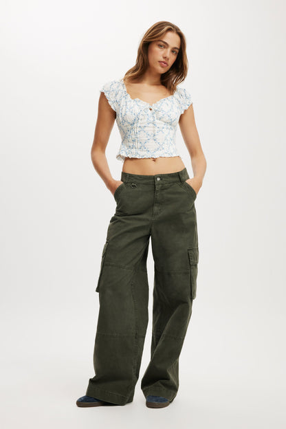 Greta Frill Sleeve Blouse
