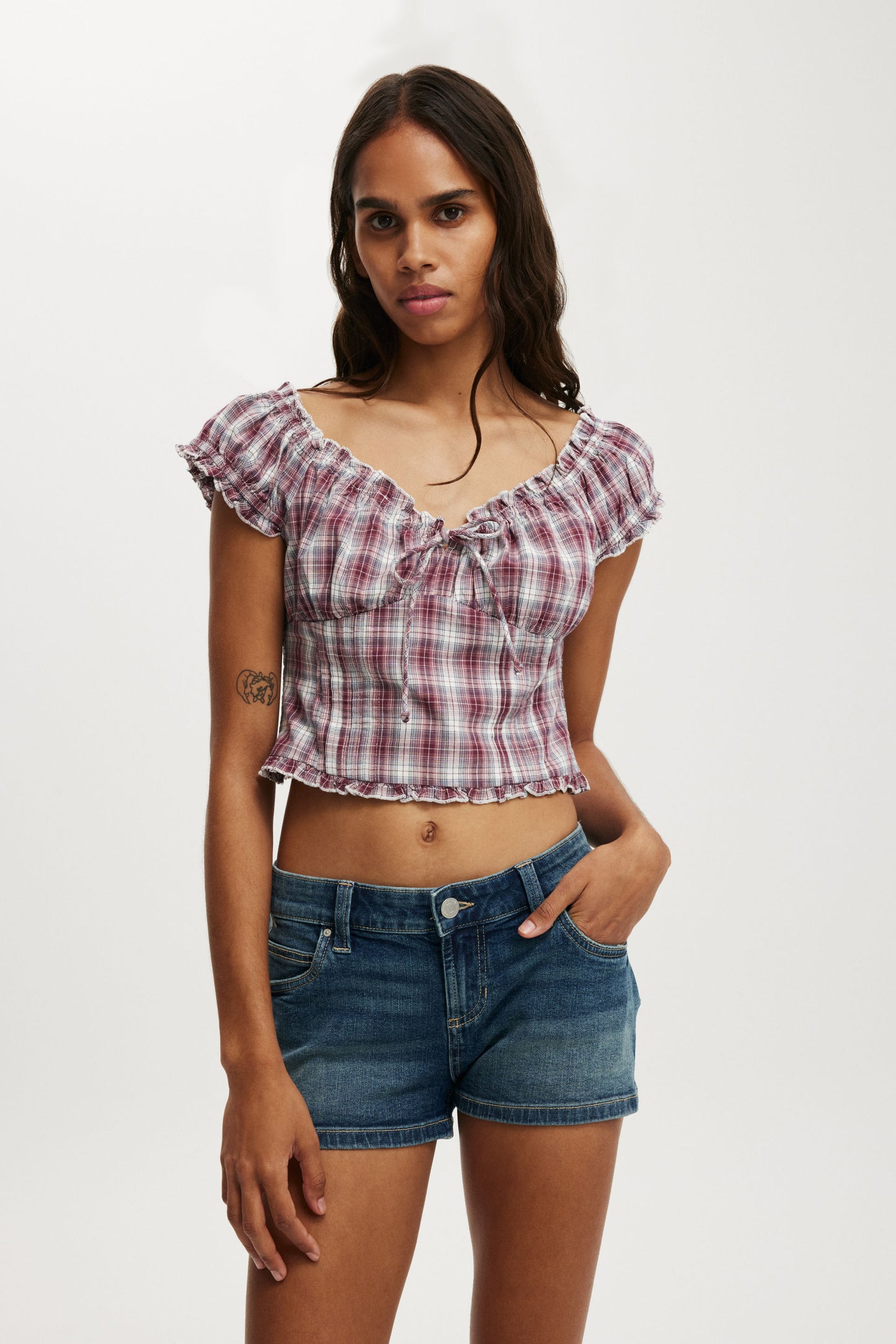 Greta Frill Sleeve Blouse