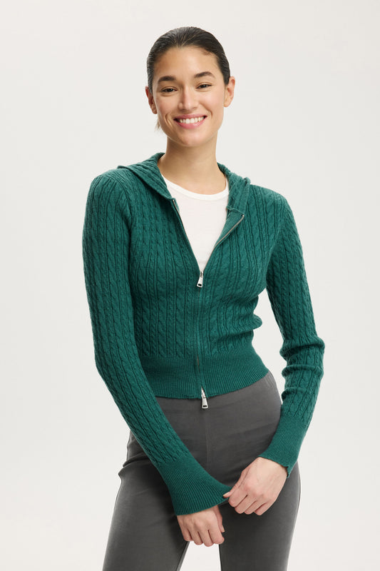 Everfine Double Zip Up Hoodie