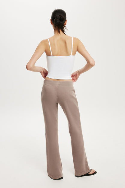 Low Rise Bootleg Sweatpant