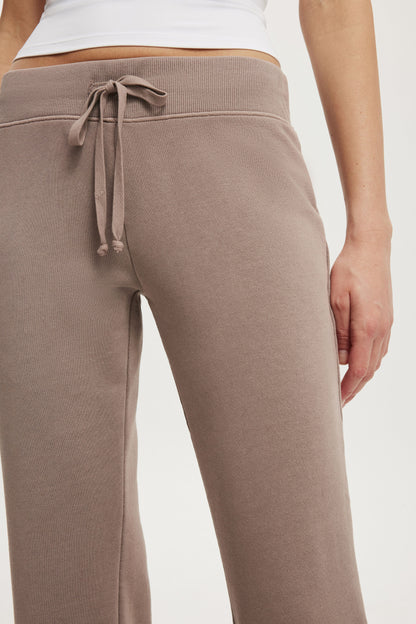 Low Rise Bootleg Sweatpant