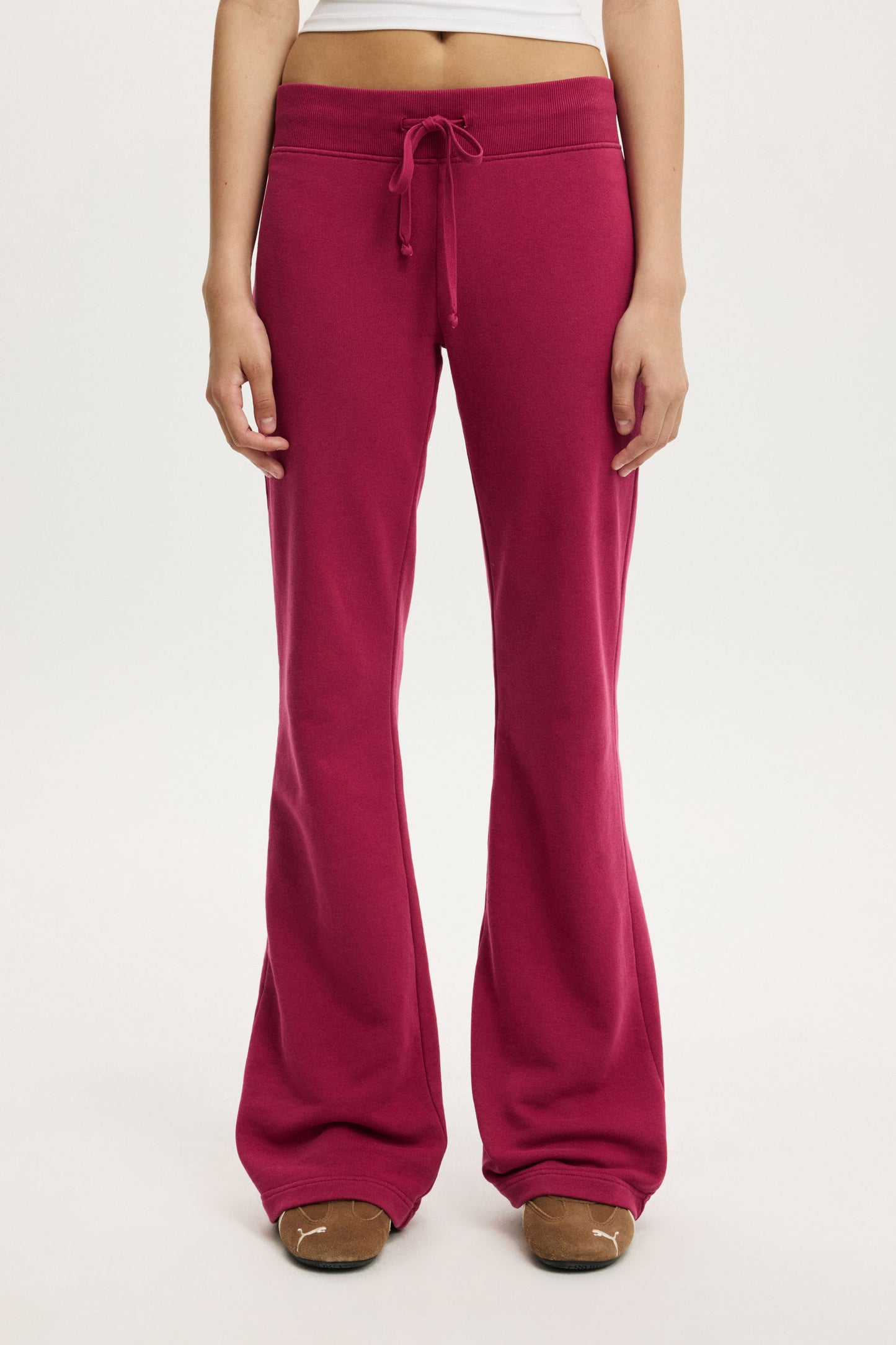 Low Rise Bootleg Sweatpant