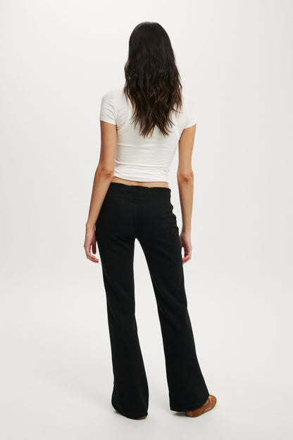 Low Rise Bootleg Sweatpant