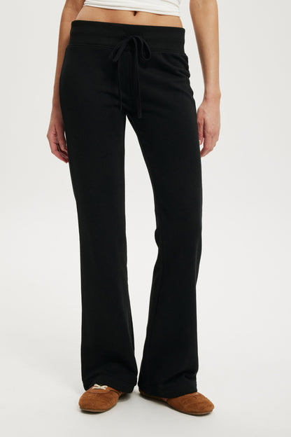 Low Rise Bootleg Sweatpant