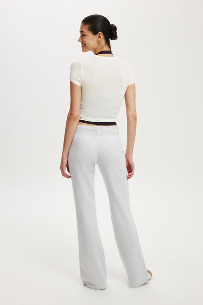 Low Rise Bootleg Sweatpant