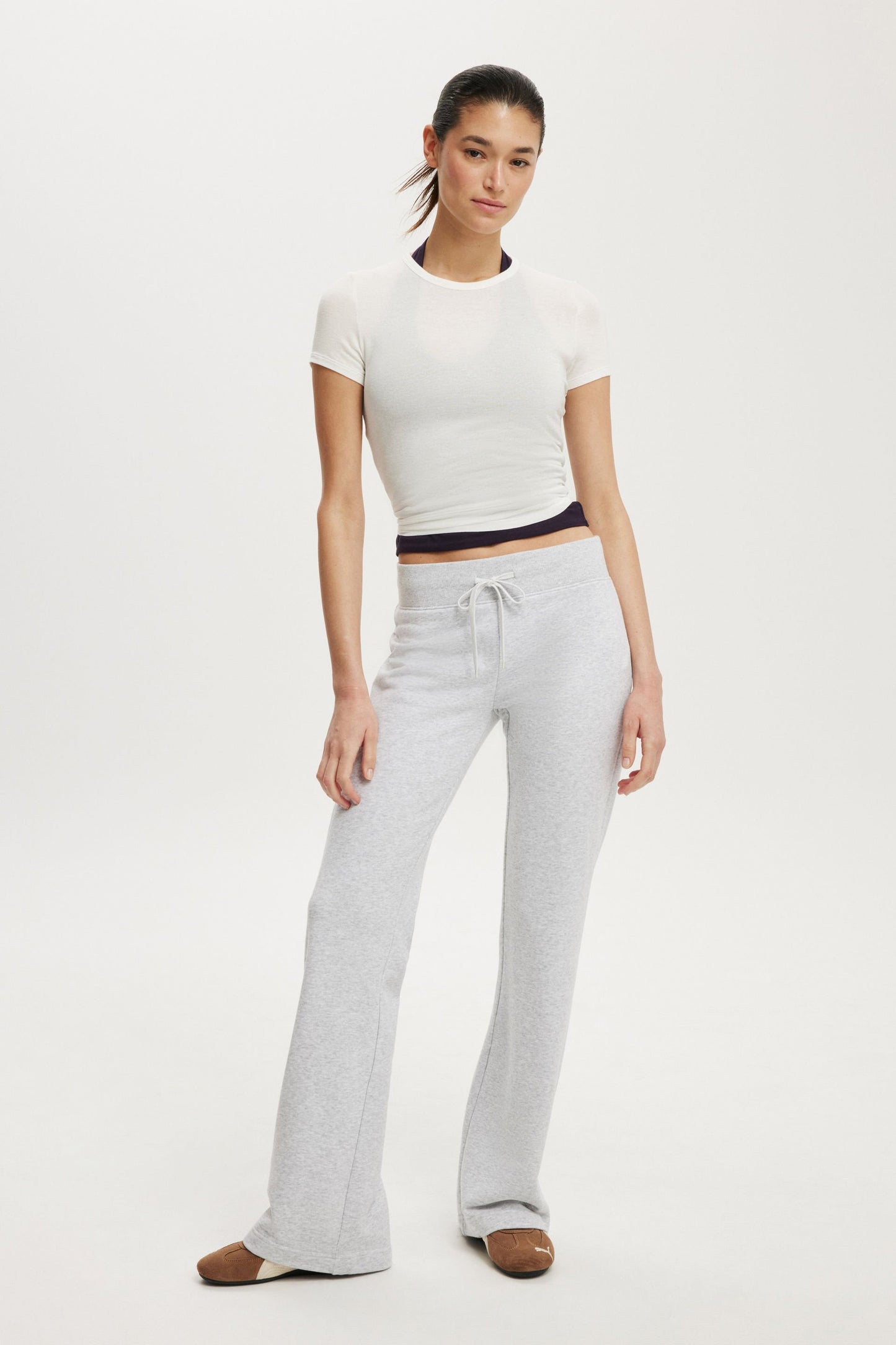 Low Rise Bootleg Sweatpant