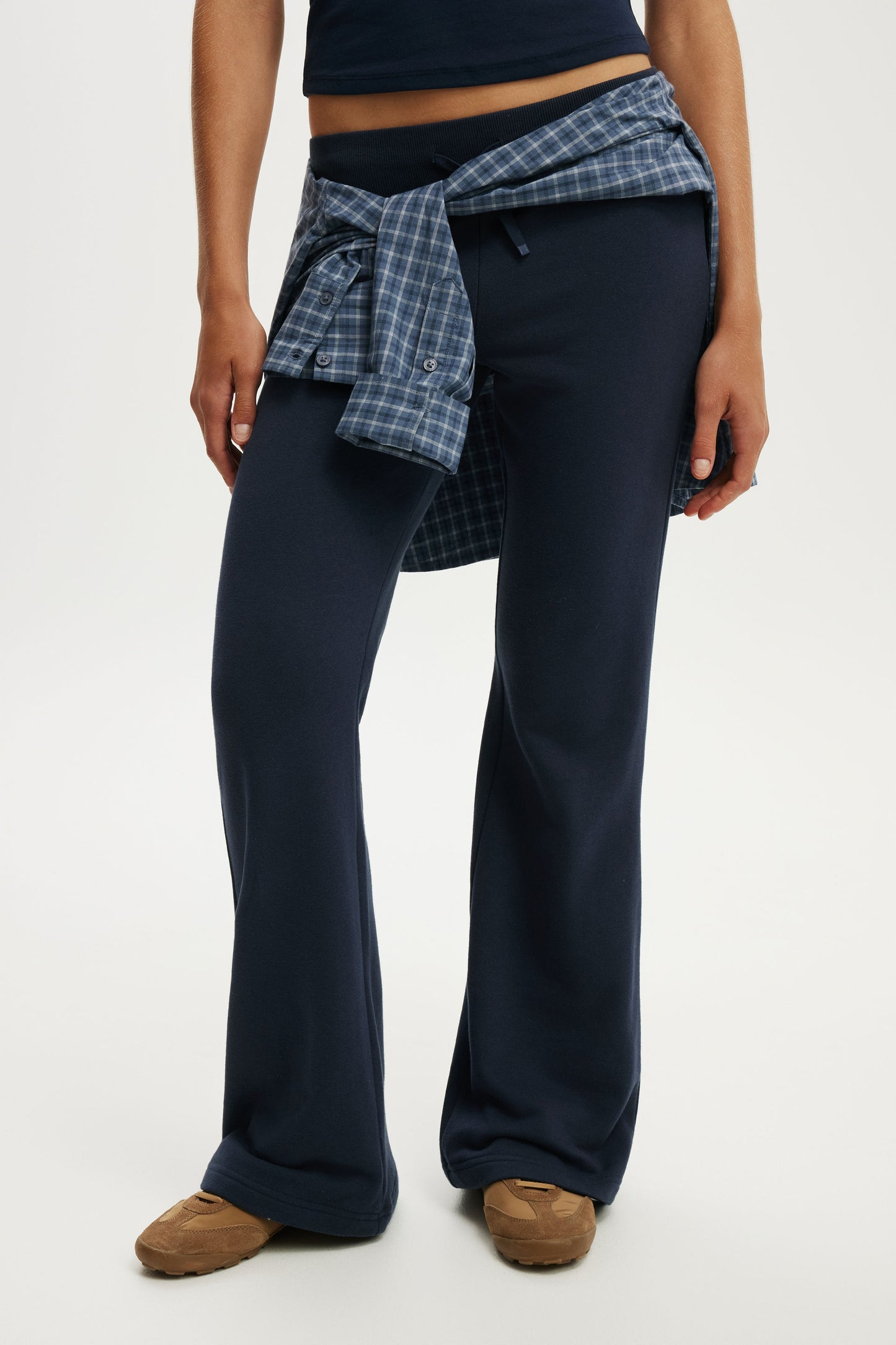 Low Rise Bootleg Sweatpant