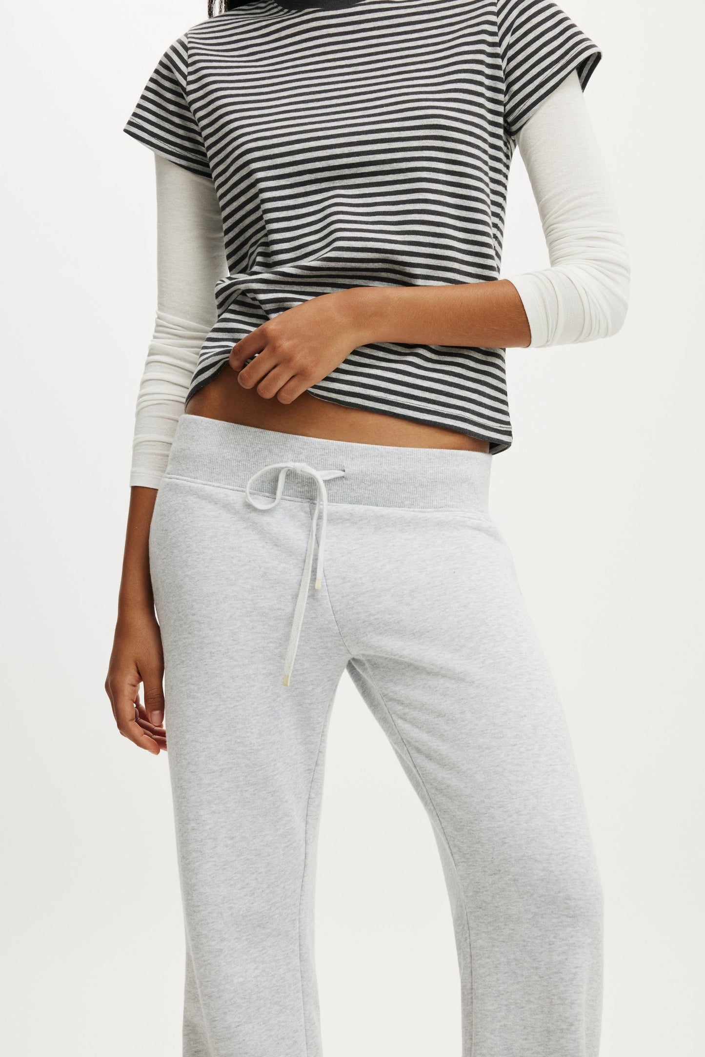 Low Rise Bootleg Sweatpant