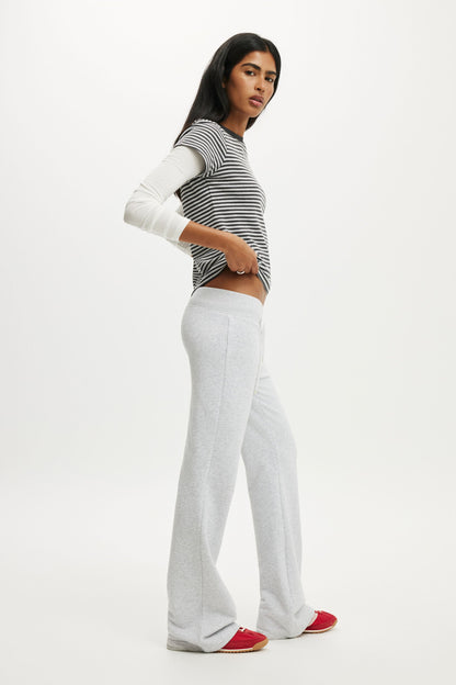 Low Rise Bootleg Sweatpant