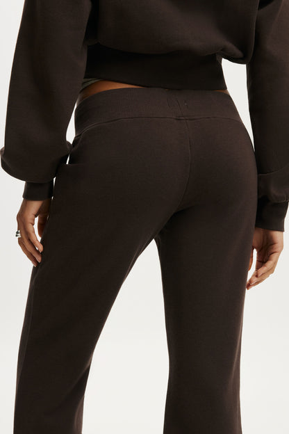 Low Rise Bootleg Sweatpant