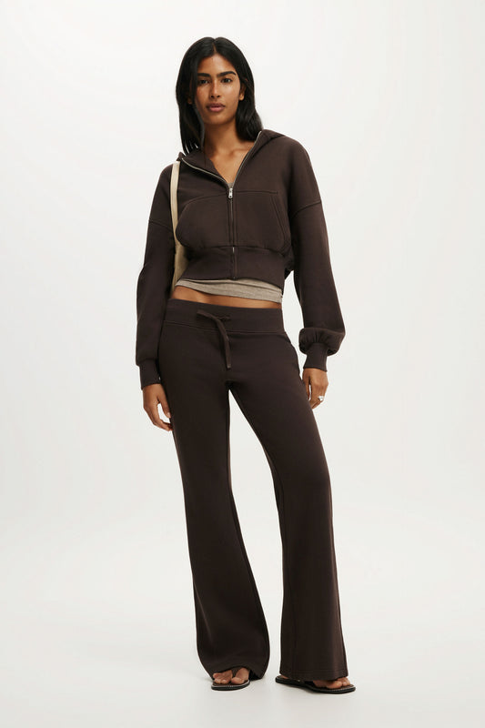 Low Rise Bootleg Sweatpant