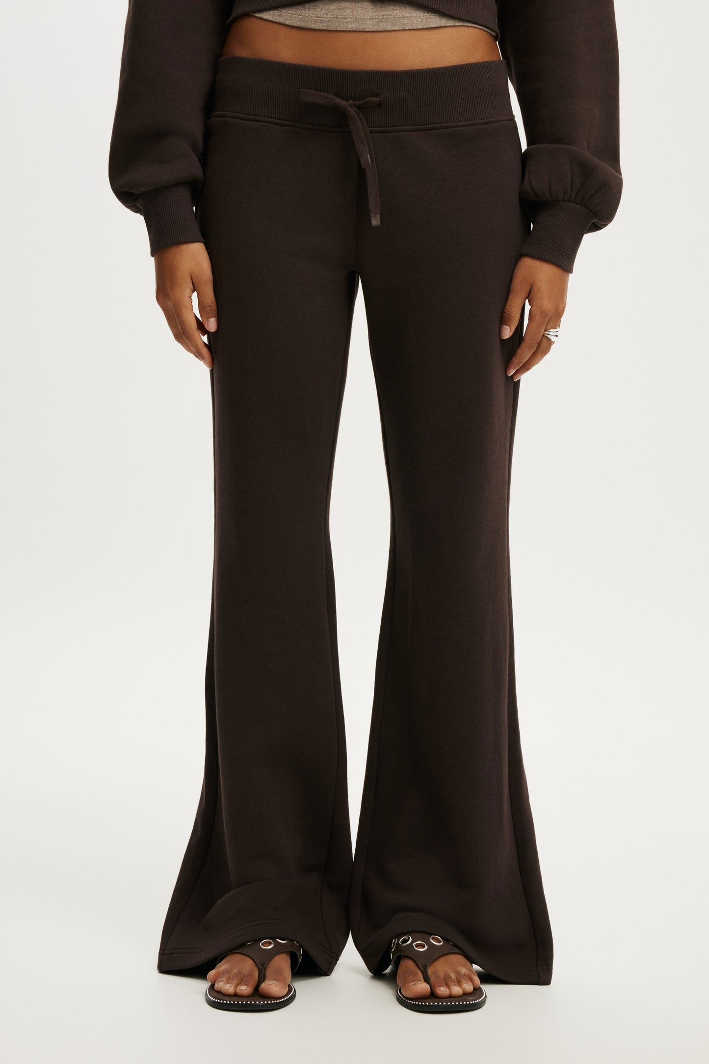 Low Rise Bootleg Sweatpant
