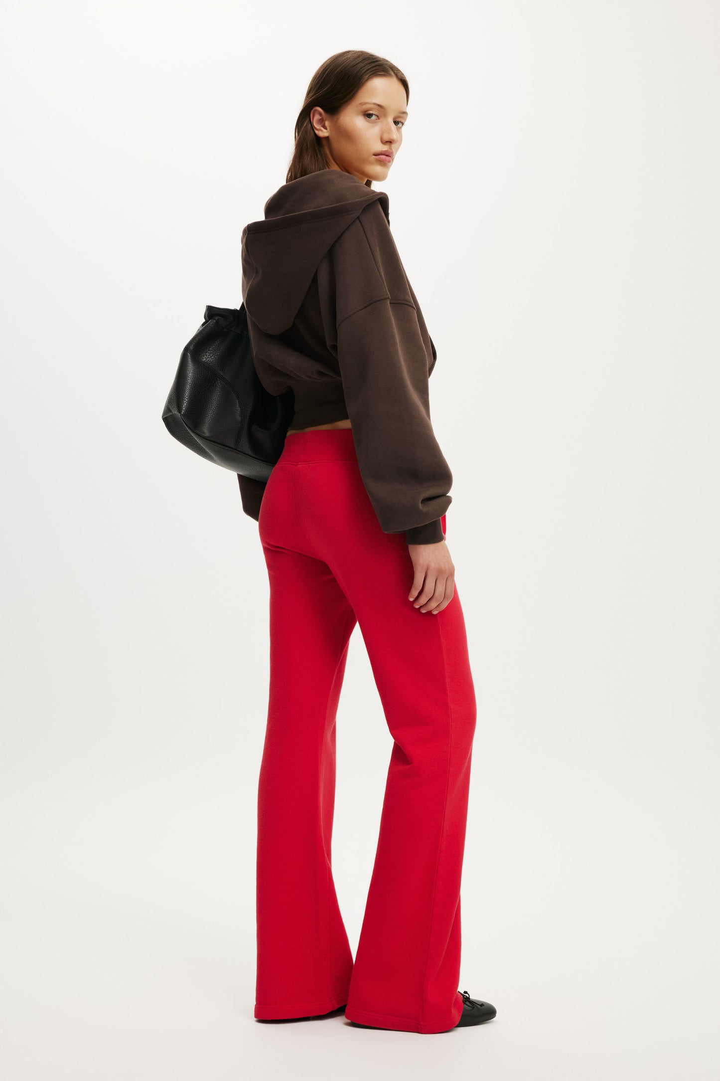 Low Rise Bootleg Sweatpant