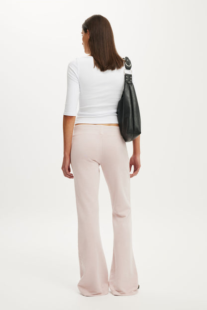 Low Rise Bootleg Sweatpant