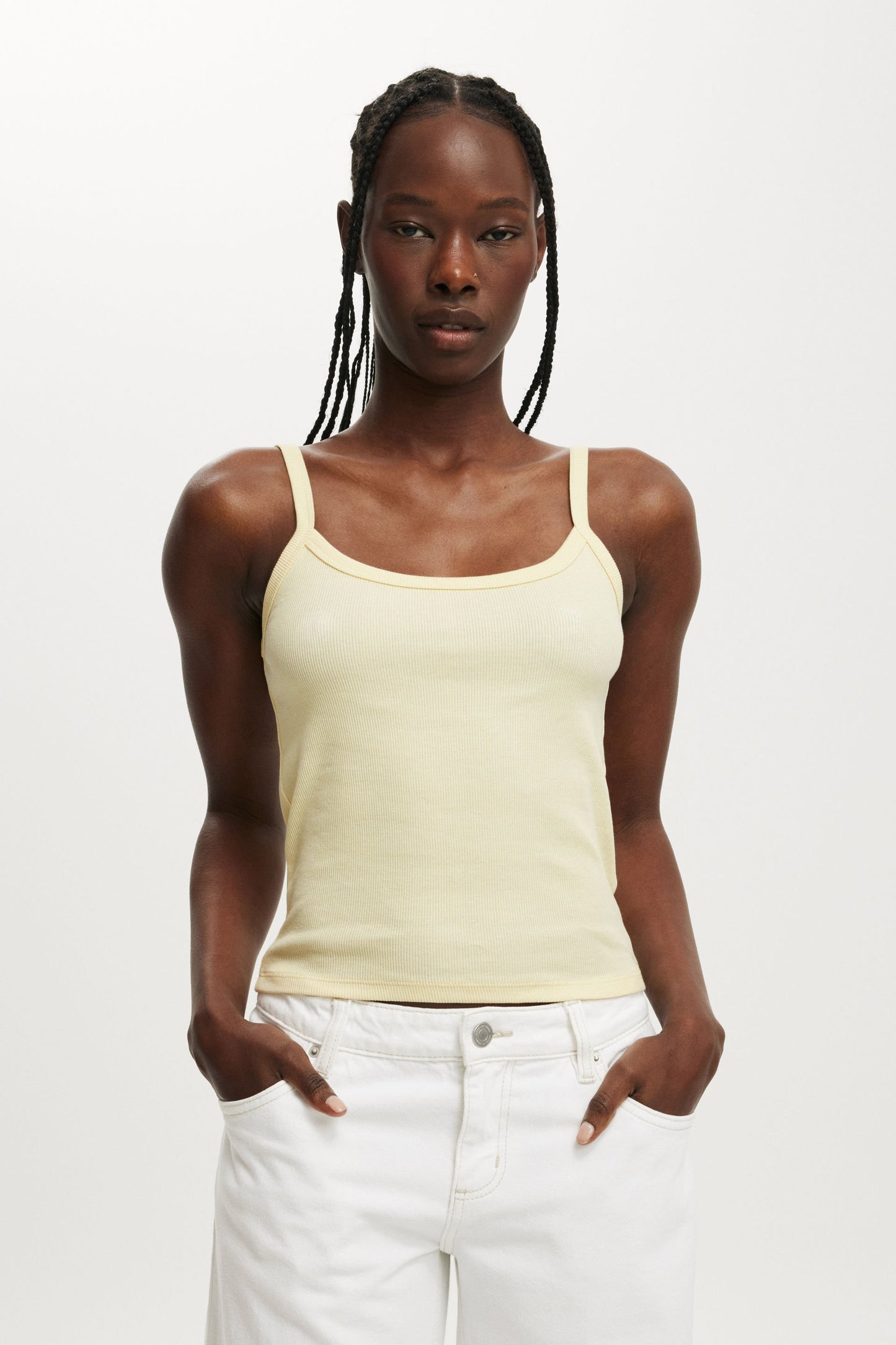 Goldie Rib Scoop Cami