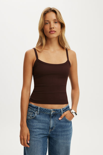 Goldie Rib Scoop Cami