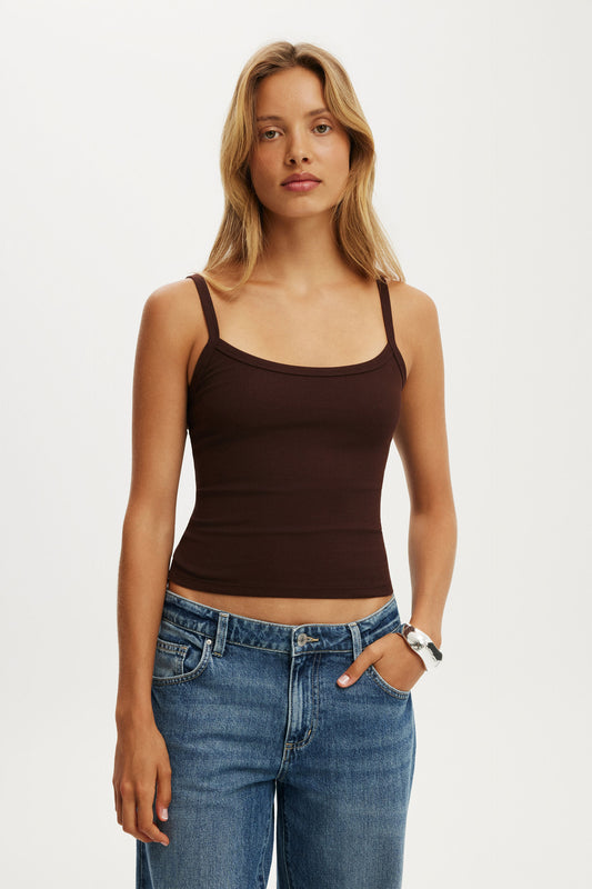 Goldie Rib Scoop Cami