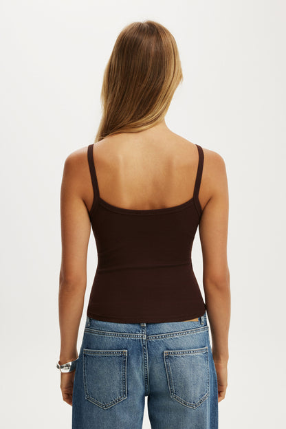 Goldie Rib Scoop Cami