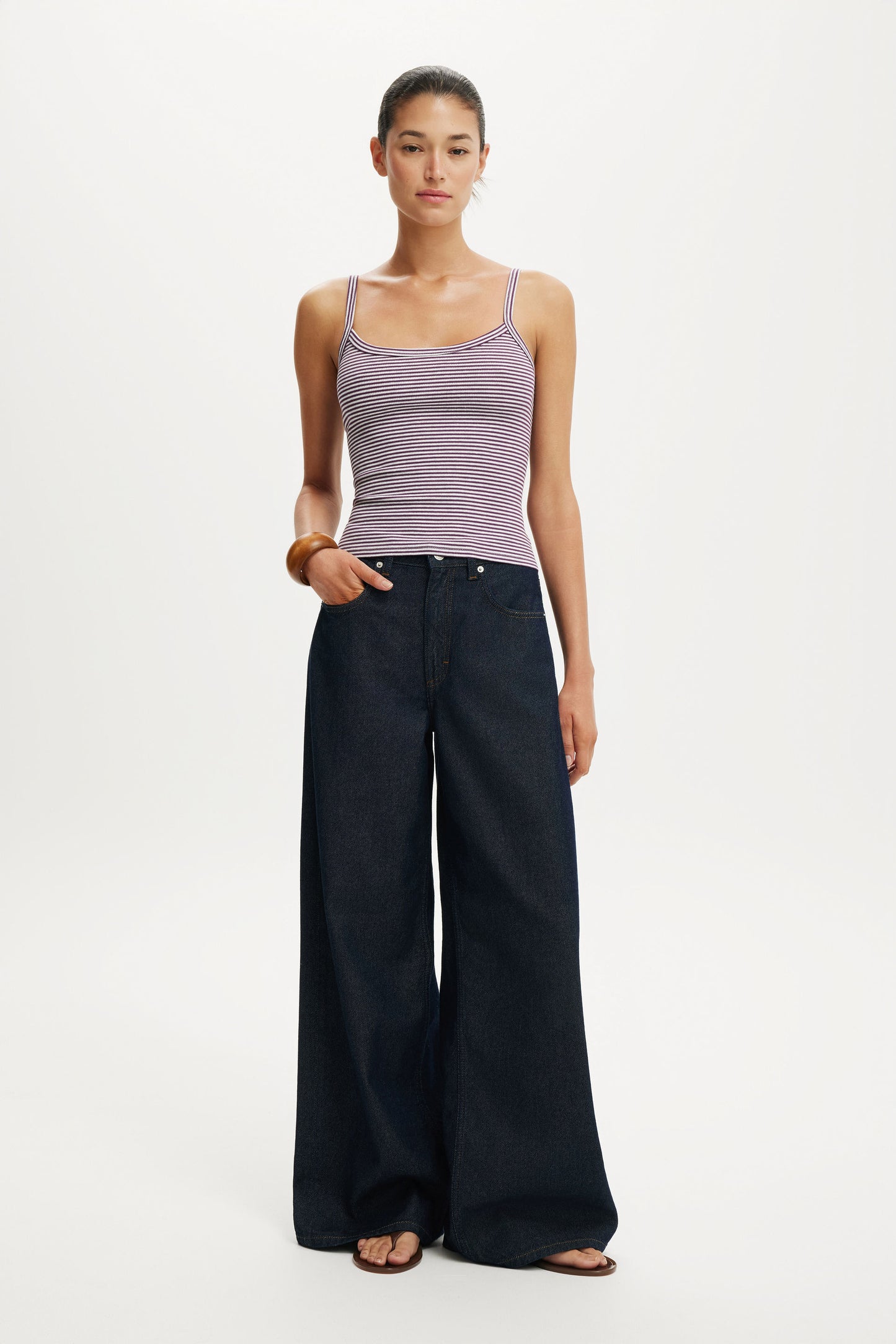 Goldie Rib Scoop Cami