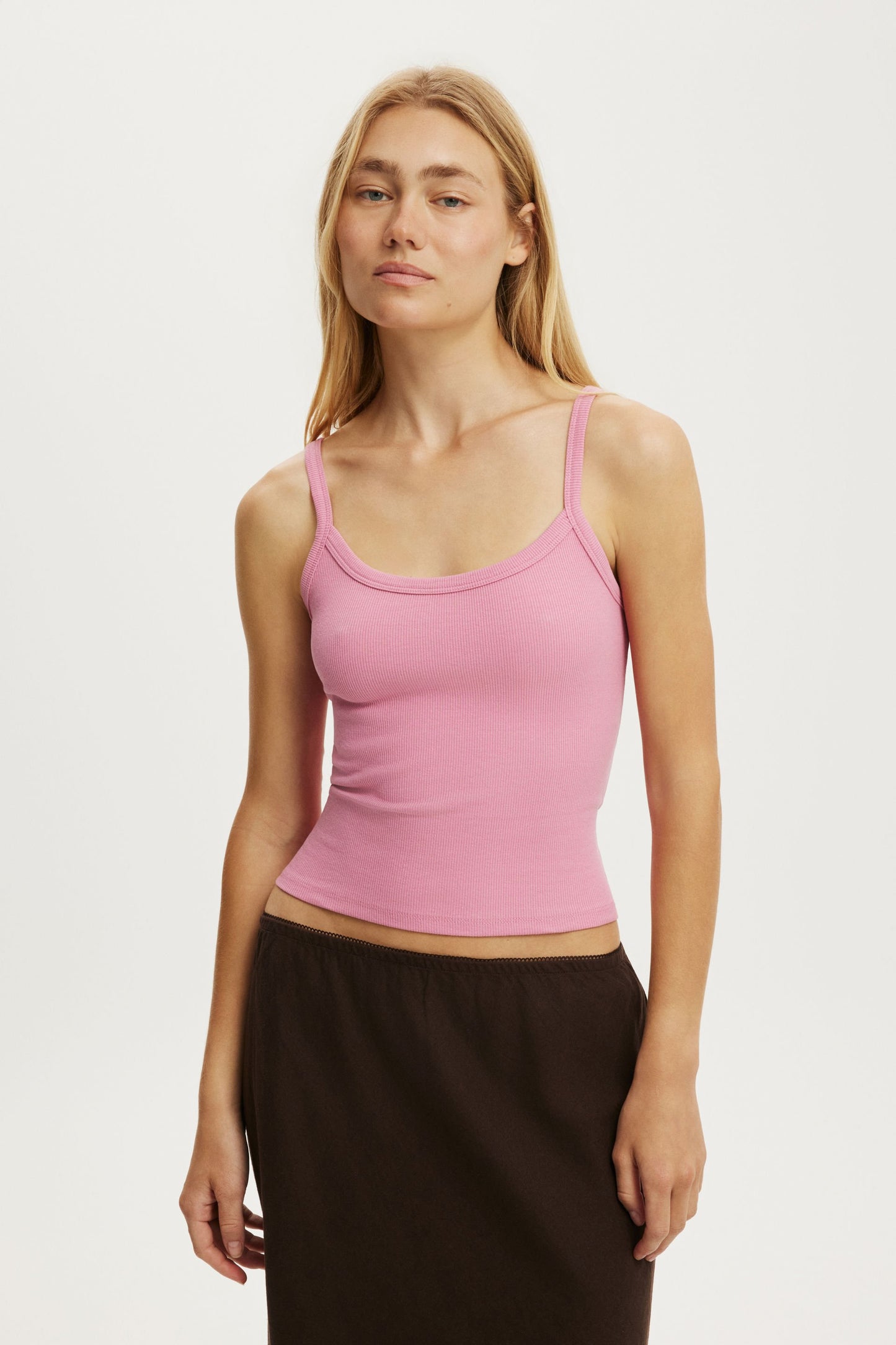 Goldie Rib Scoop Cami